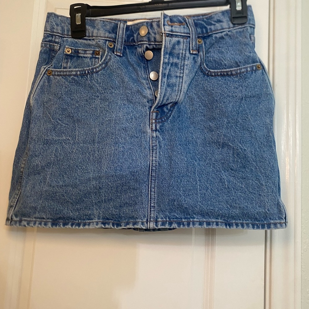 Universal Thread Blue Denim Mini Skirt